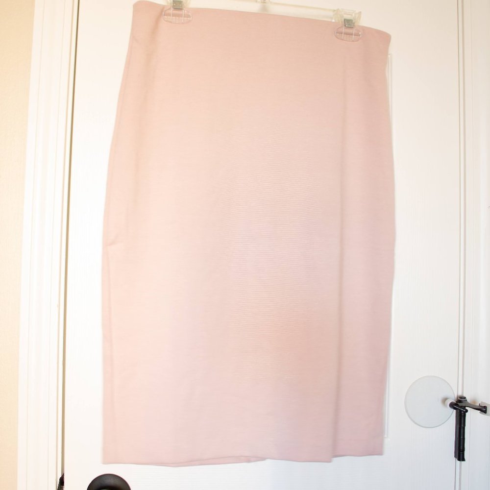 NWOT Blush Jersey Pencil Skirt